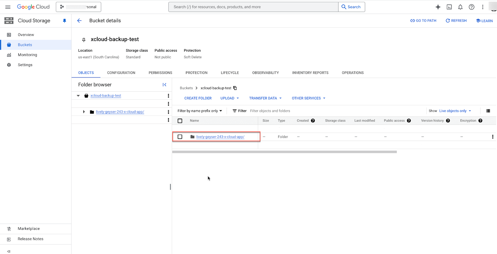 Integrate Google Cloud Storage