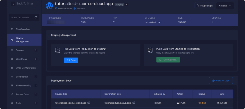 SpinupWP vs xCloud Comparison