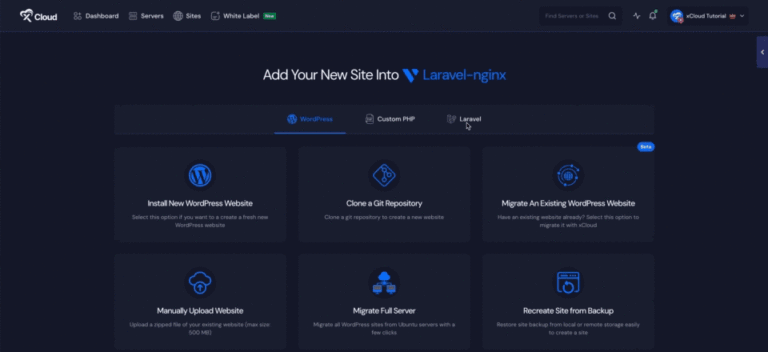 Deploy Laravel Applications