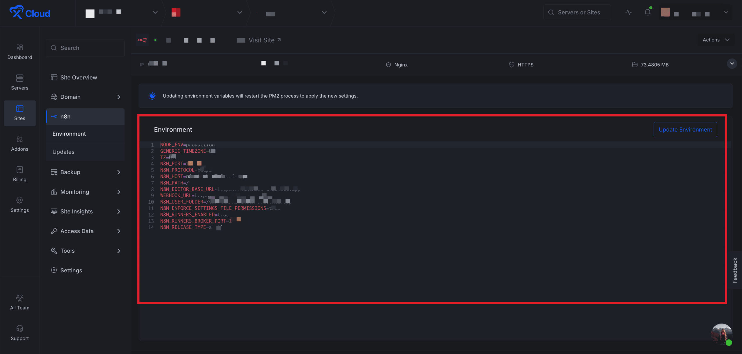 Deploy n8n with xCloud