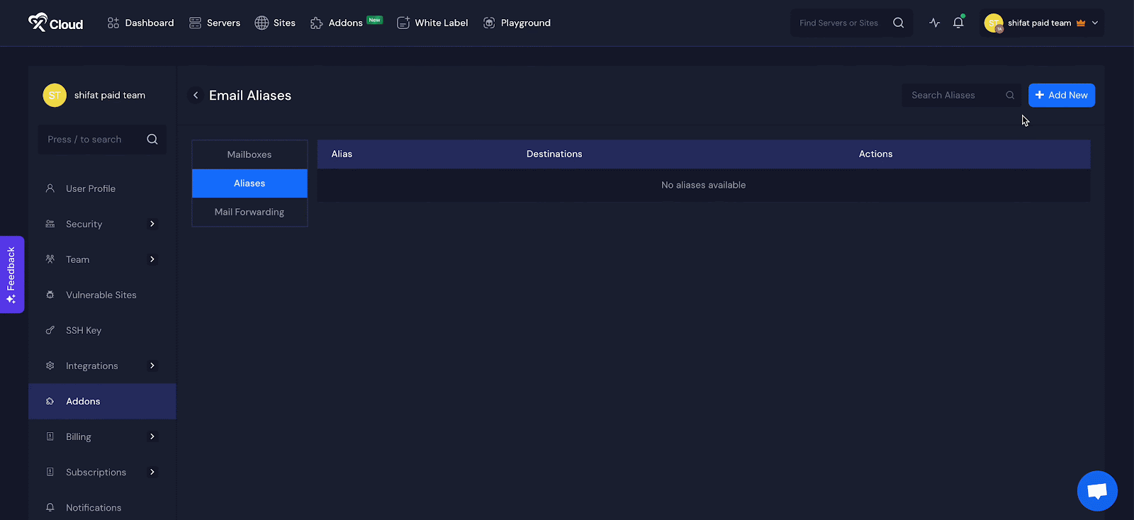 Set Up Email Alias