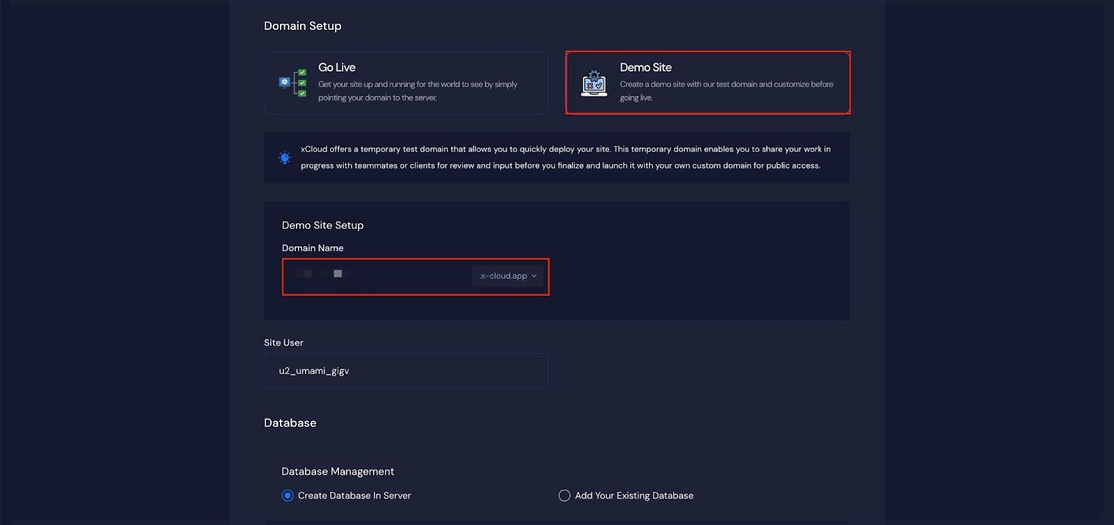 Install Umami with xCloud