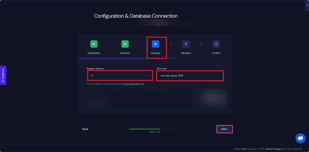 Configure Site Settings