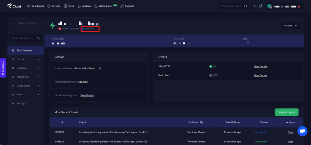 Final Outcome: Visit the Applicationย