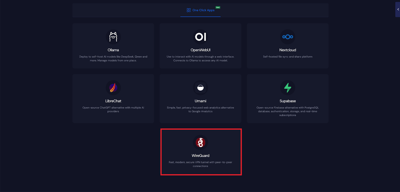 Install WireGuard with xCloud