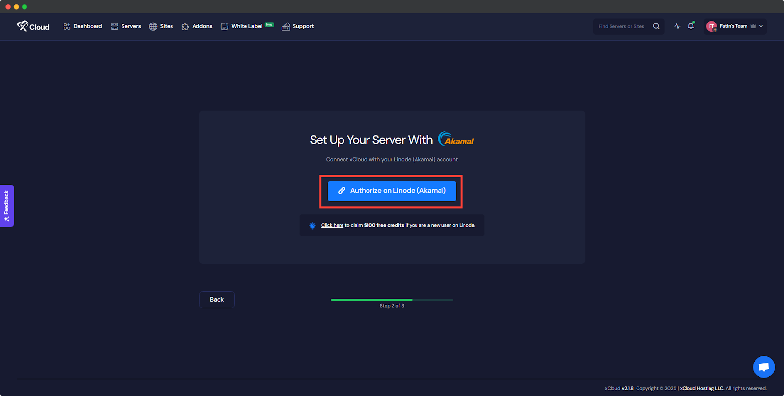 Authorize Your Linode Accountย