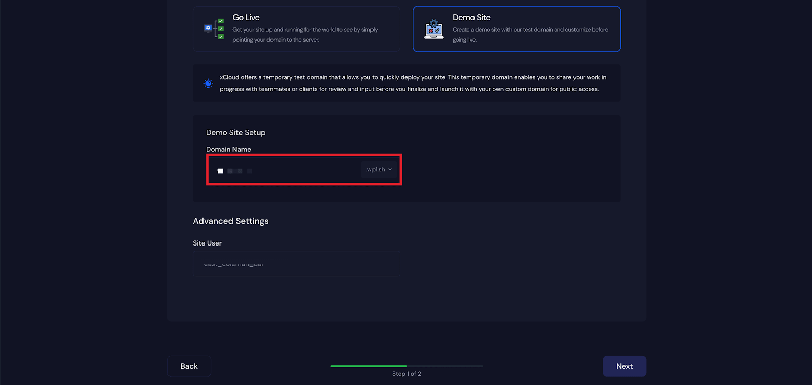 Deploy Custom Docker with xCloud