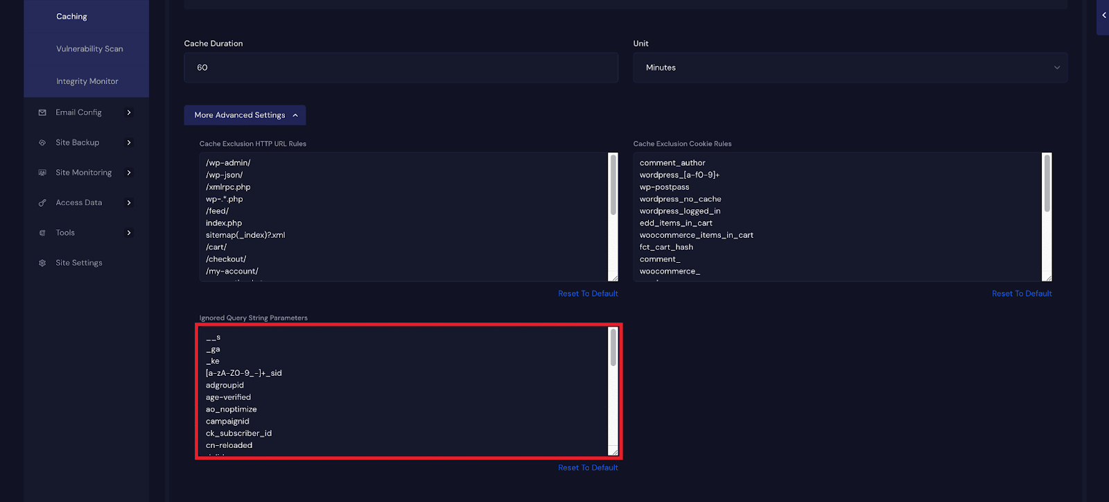Allow Caching Of A URL With A Query String