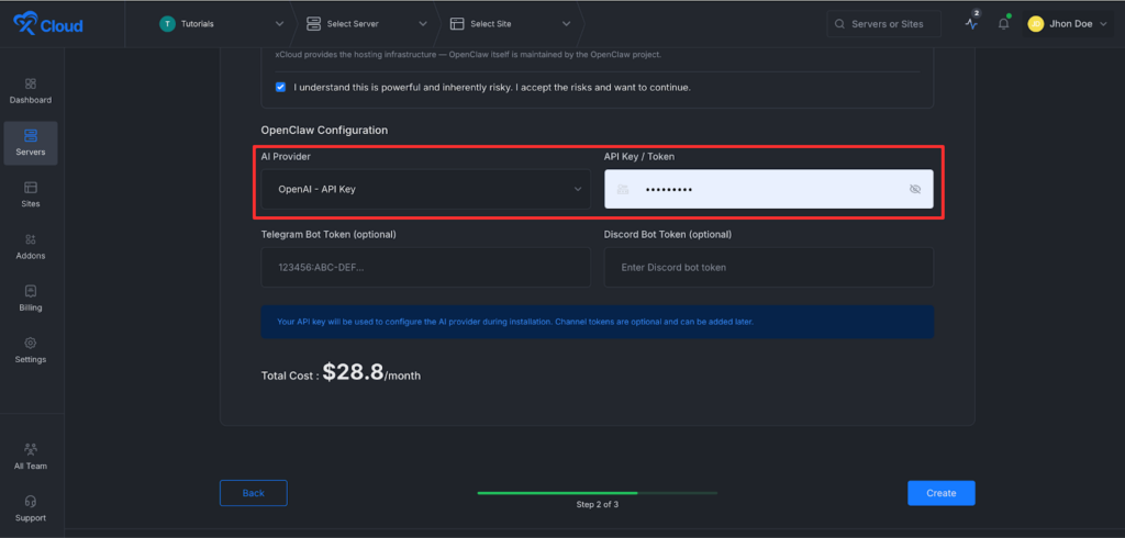 Deploy Paperclip with xCloud