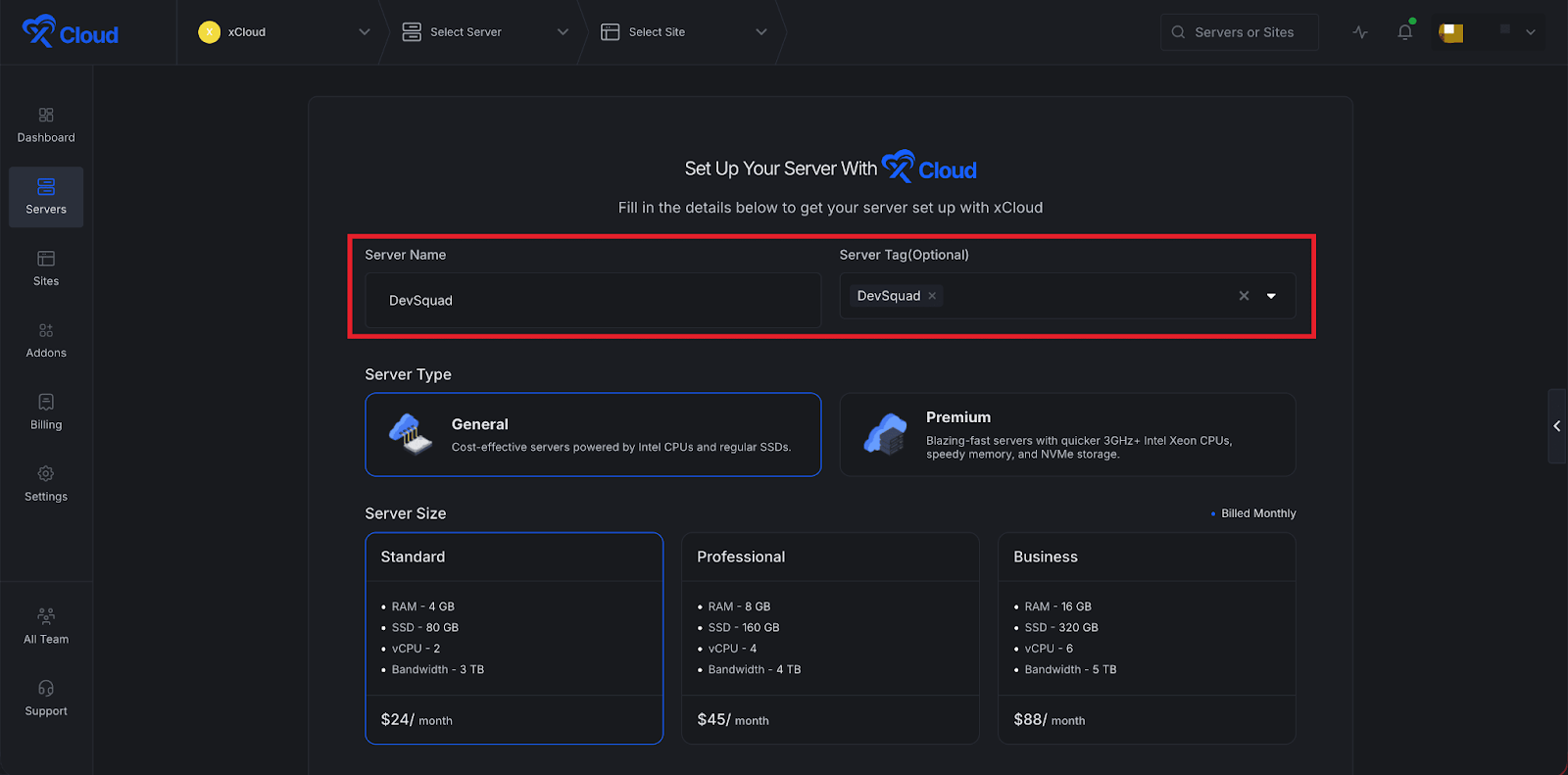 Deploy Paperclip with xCloud
